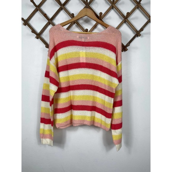 Cupcakes & Cashmere Stripe Lex Sweater Size L - Picture 1 of 8